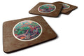 Bird - Toucan Foam Coasters Set of 4 Cup Coasters for Indoor Outdoor, Tabletop Protection, Anti Slip, Mouse pad Material