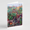 Bird - Toucan Greeting Cards Pack of 8 Blank Cards with Envelopes Whimsical A7 Size 5x7
