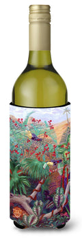 Bird - Toucan Wine Bottle Hugger Gift Sleeve for Standard 750 ml Bottles, Insulated Reusable Also Fits Mini Shot & Pint Bottles