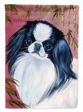 Japanese Chin House Flag 28x40 Porch Sleeve Pole Decorative Outside Yard Banner Artwork Wall Hanging, Polyester