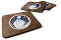 Japanese Chin Foam Coasters Set of 4 Cup Coasters for Indoor Outdoor, Tabletop Protection, Anti Slip, Mouse pad Material