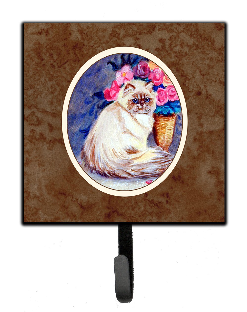 Persian Cat Leash or Key Holder Wall Hooks, Key Hooks Holder, Coat Rack Wall Mount, Coat Hooks, Hooks for Hanging Keys, Towels, Aprons, Leashes