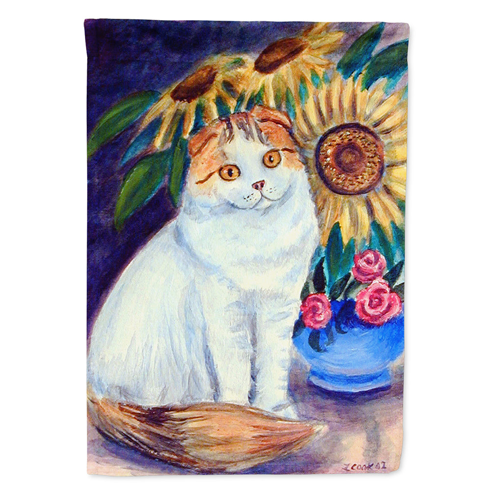 Cat House Flag 28x40 Porch Sleeve Pole Decorative Outside Yard Banner Artwork Wall Hanging, Polyester