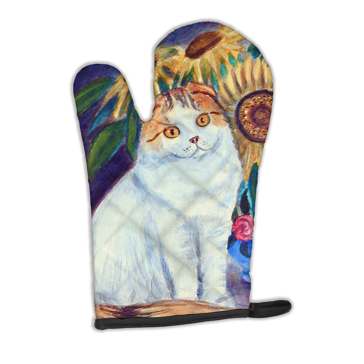 Cat Oven Mitt Heat Resistant Thick Oven Mitt for Hot Pans and Oven, Kitchen Mitt Protect Hands, Cooking Baking Glove