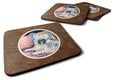 Skye Terrier Foam Coasters Set of 4 Cup Coasters for Indoor Outdoor, Tabletop Protection, Anti Slip, Mouse pad Material