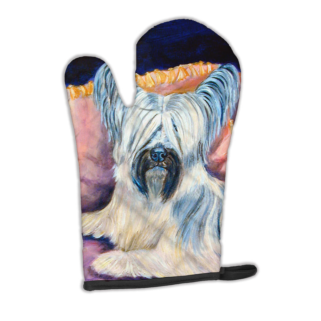 Skye Terrier Oven Mitt Heat Resistant Thick Oven Mitt for Hot Pans and Oven, Kitchen Mitt Protect Hands, Cooking Baking Glove