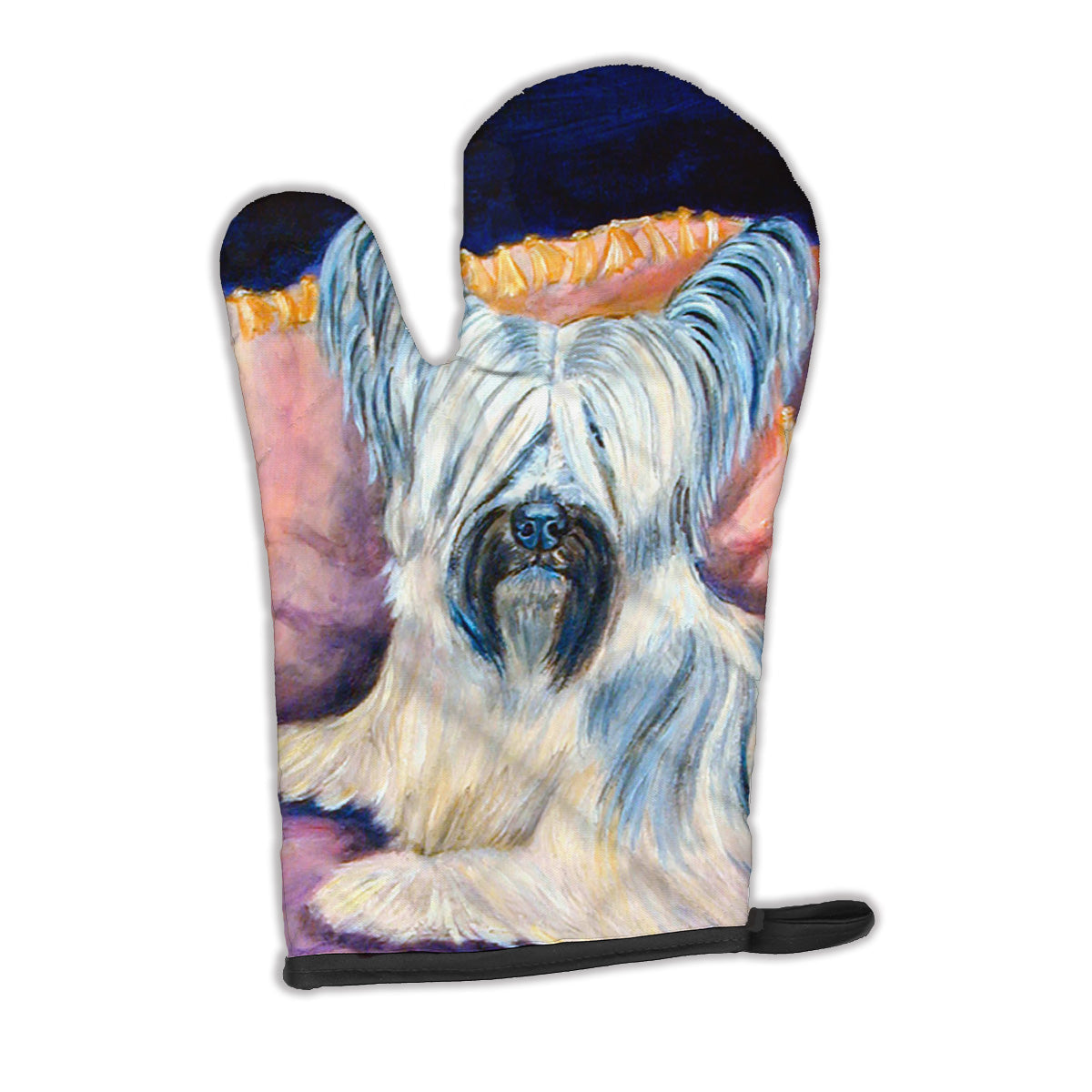 Skye Terrier Oven Mitt Heat Resistant Thick Oven Mitt for Hot Pans and Oven, Kitchen Mitt Protect Hands, Cooking Baking Glove