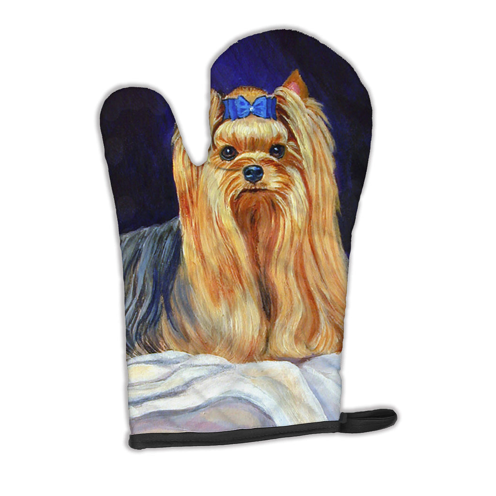 Yorkie Oven Mitt Heat Resistant Thick Oven Mitt for Hot Pans and Oven, Kitchen Mitt Protect Hands, Cooking Baking Glove