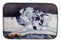 Harlequin Natural Great Danes Dish Drying Mat Absorbent Dish Drying Mat Pad for Kitchen Counter Dish Drainer Mat for Countertop, 14 x 21", Multicolor