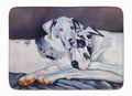 Harlequin Natural Great Danes Memory Foam Kitchen Mat Machine Washable Anti-Fatigue Cushion Comfort Bath or Kitchen Rug
