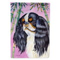 English Toy Spaniel House Flag 28x40 Porch Sleeve Pole Decorative Outside Yard Banner Artwork Wall Hanging, Polyester