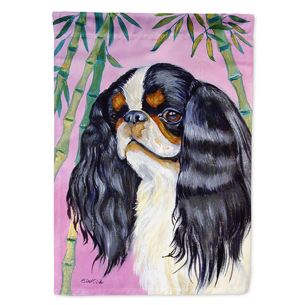English Toy Spaniel House Flag 28x40 Porch Sleeve Pole Decorative Outside Yard Banner Artwork Wall Hanging, Polyester