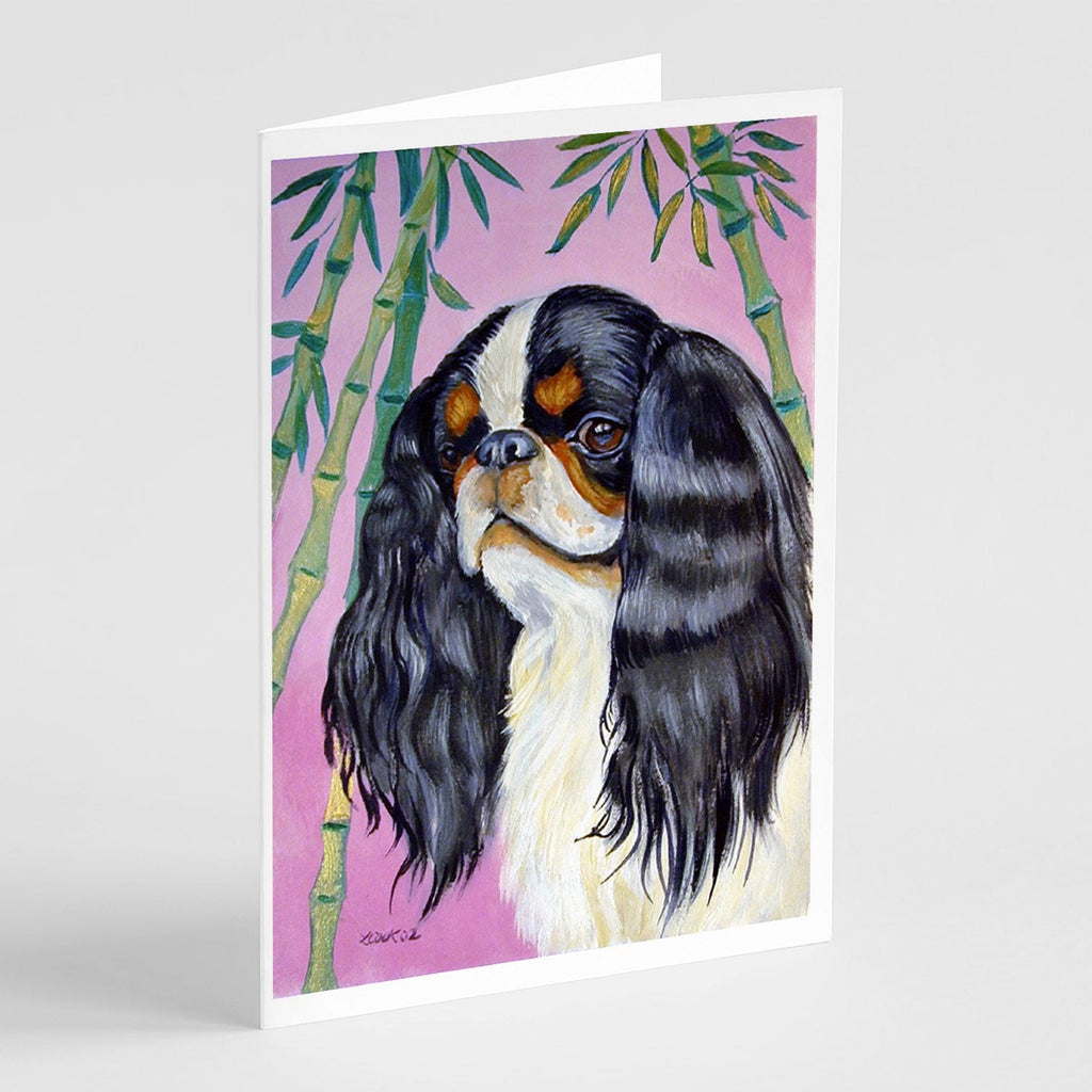 English Toy Spaniel Greeting Cards Pack of 8 Blank Cards with Envelopes Whimsical A7 Size 5x7