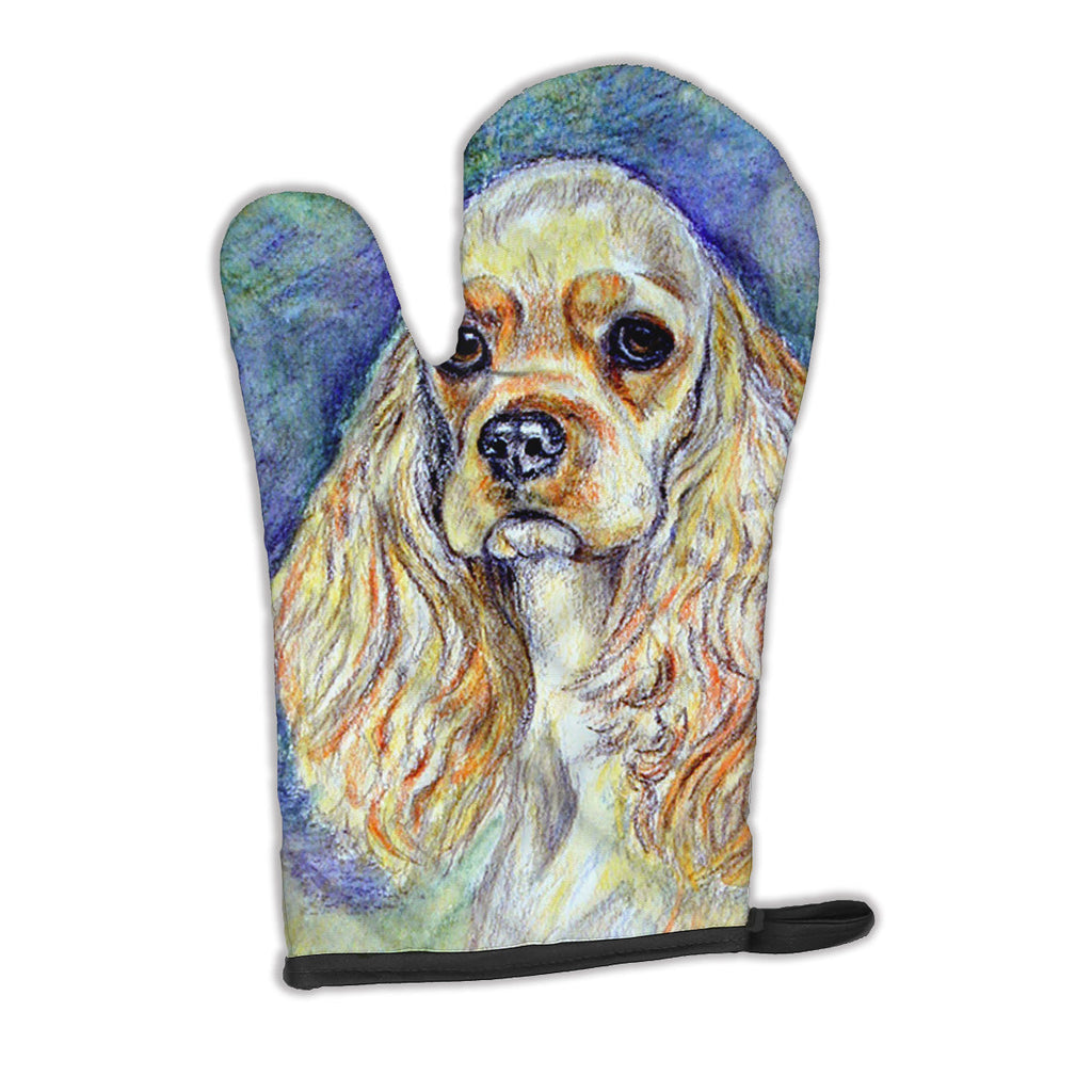 Buff Cocker Spaniel Oven Mitt Heat Resistant Thick Oven Mitt for Hot Pans and Oven, Kitchen Mitt Protect Hands, Cooking Baking Glove