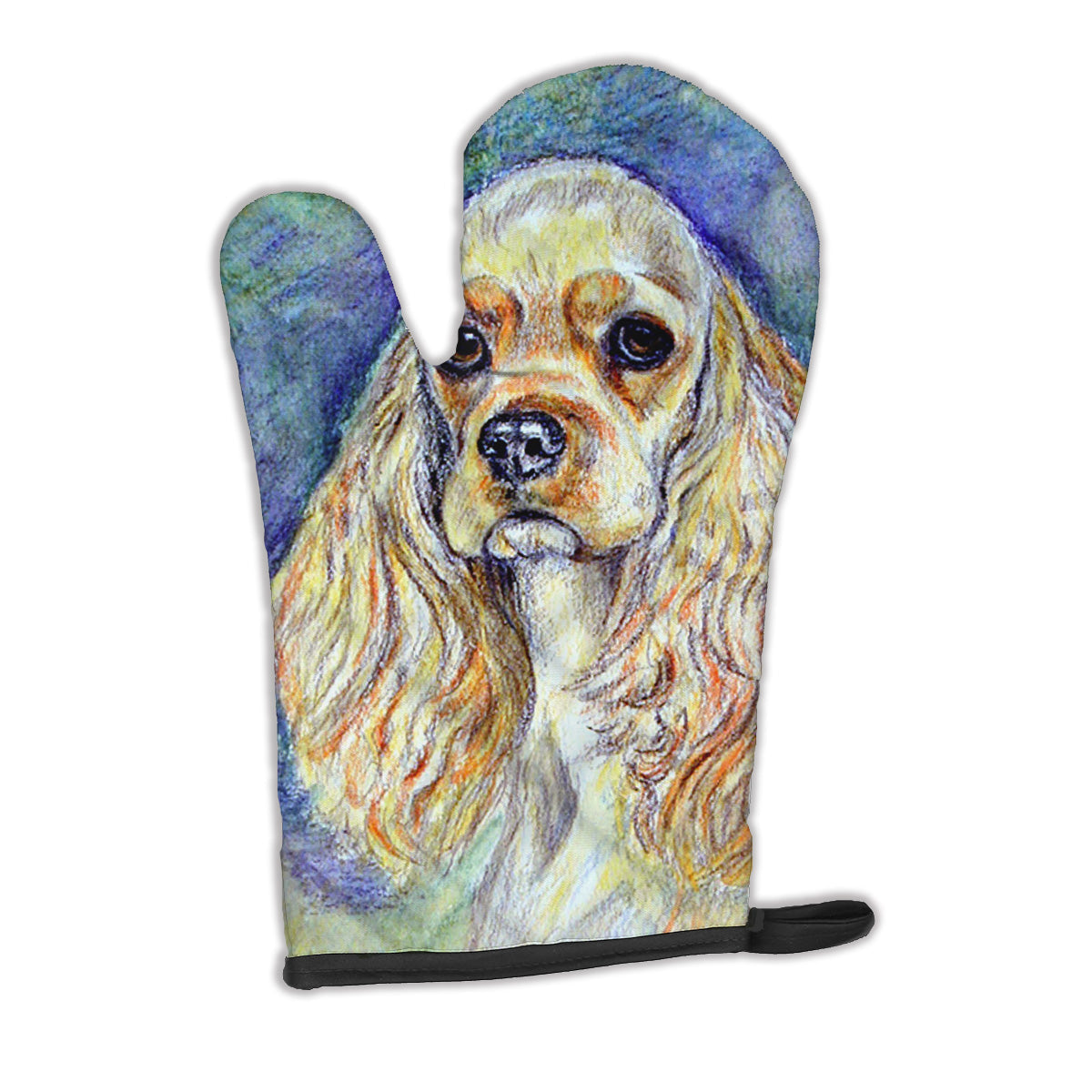 Buff Cocker Spaniel Oven Mitt Heat Resistant Thick Oven Mitt for Hot Pans and Oven, Kitchen Mitt Protect Hands, Cooking Baking Glove