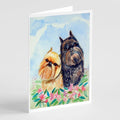 Brussels Griffon Greeting Cards Pack of 8 Blank Cards with Envelopes Whimsical A7 Size 5x7