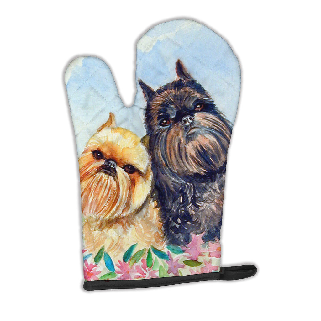 Brussels Griffon Oven Mitt Heat Resistant Thick Oven Mitt for Hot Pans and Oven, Kitchen Mitt Protect Hands, Cooking Baking Glove