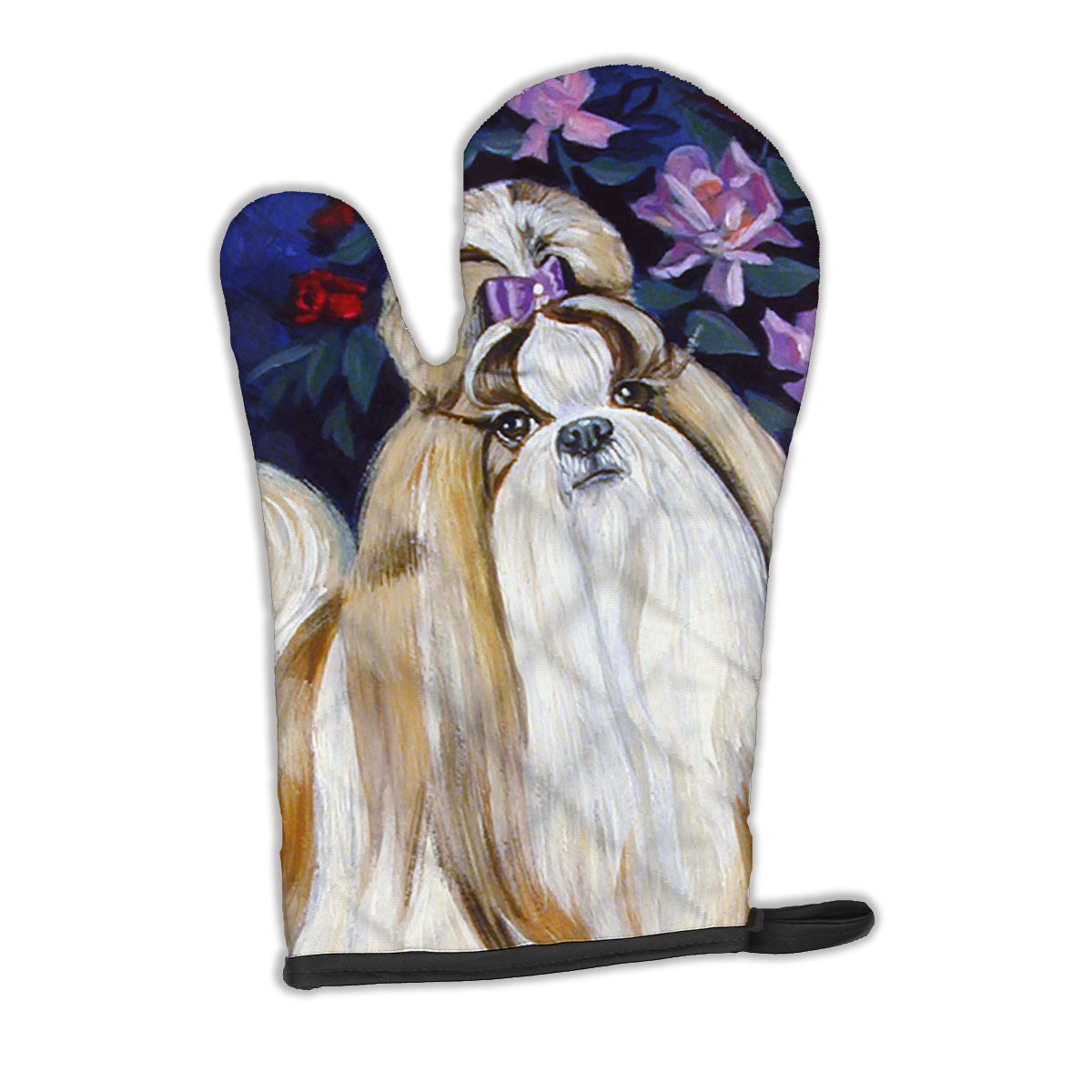 Shih Tzu Oven Mitt Heat Resistant Thick Oven Mitt for Hot Pans and Oven, Kitchen Mitt Protect Hands, Cooking Baking Glove