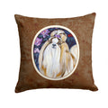 Shih Tzu Decorative Throw Pillow 14x14 Indoor Outdoor Accent Cushion, Fabric Cover with Insert for Sofa, Bed, Porch & Living Room