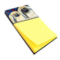 What a pair of Pekingese Watercolor Sticky Note Holder Refillable Dispenser Desk Accessory 3x3 Pad Gift