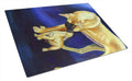 Great Dane and Puppy  Cutting Board Tempered Glass Kitchen Cutting Surface, Heat Resistant Chopping, Non-Slip Feet, Food Prep & Serving