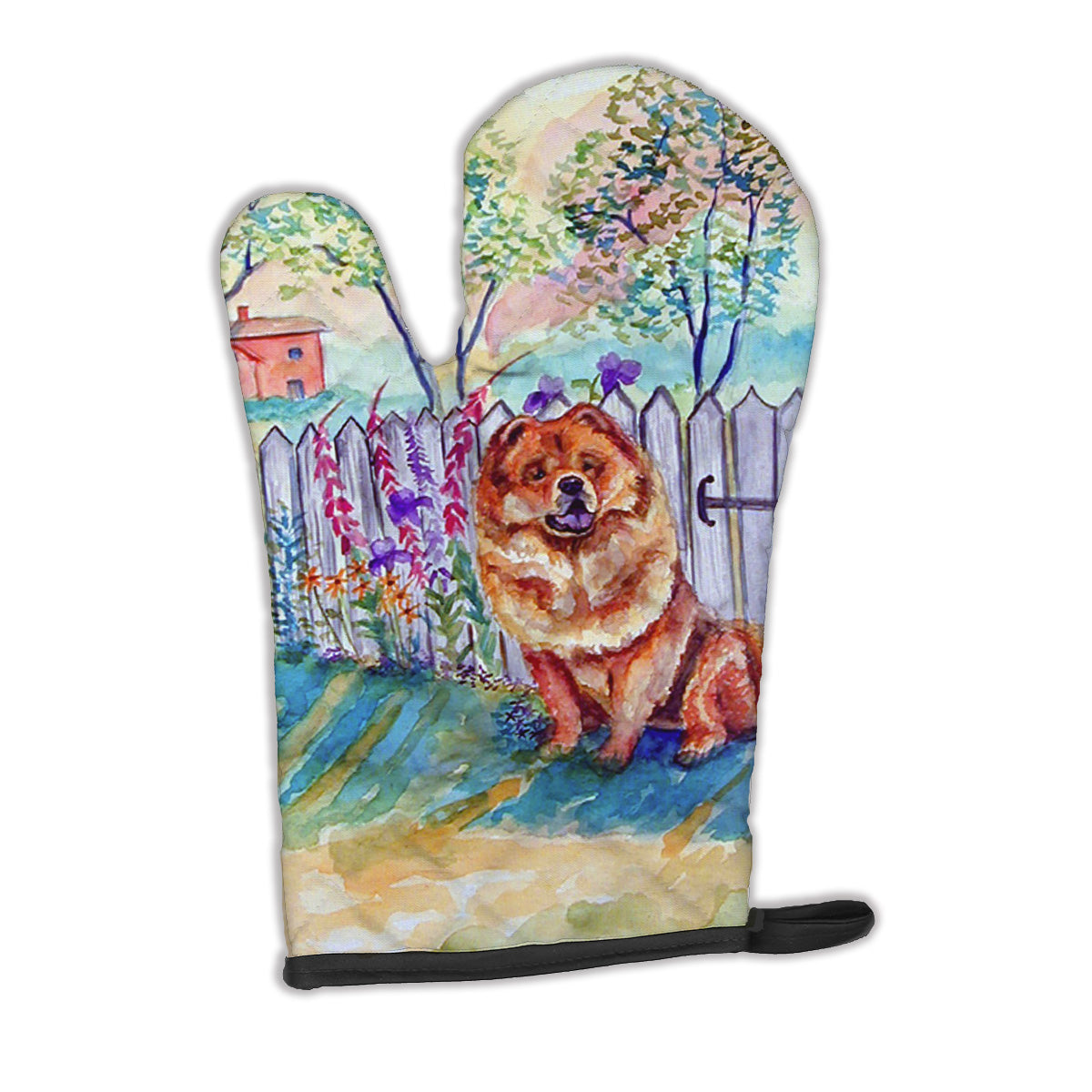 Chow Chow Oven Mitt Heat Resistant Thick Oven Mitt for Hot Pans and Oven, Kitchen Mitt Protect Hands, Cooking Baking Glove