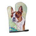 Red and White Boston Terrier Oven Mitt Heat Resistant Thick Oven Mitt for Hot Pans and Oven, Kitchen Mitt Protect Hands, Cooking Baking Glove