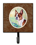 Red and White Boston Terrier Leash or Key Holder Wall Hooks, Key Hooks Holder, Coat Rack Wall Mount, Coat Hooks, Hooks for Hanging Keys, Towels, Aprons, Leashes
