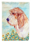 Petit Basset Griffon Vendeen PBGV House Flag 28x40 Porch Sleeve Pole Decorative Outside Yard Banner Artwork Wall Hanging, Polyester