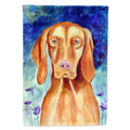 Vizsla House Flag 28x40 Porch Sleeve Pole Decorative Outside Yard Banner Artwork Wall Hanging, Polyester