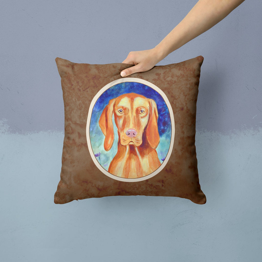 Vizsla Decorative Throw Pillow 14x14 Indoor Outdoor Accent Cushion, Fabric Cover with Insert for Sofa, Bed, Porch & Living Room