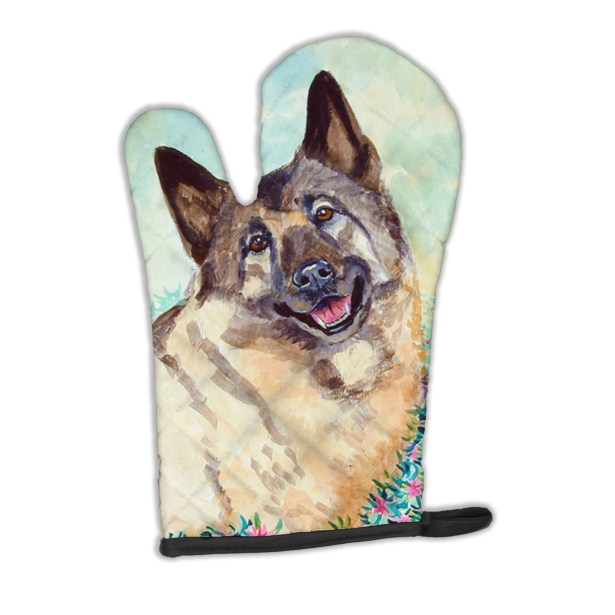 Norwegian Elkhound Oven Mitt Heat Resistant Thick Oven Mitt for Hot Pans and Oven, Kitchen Mitt Protect Hands, Cooking Baking Glove