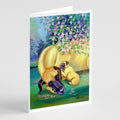 Great Dane and puppy Greeting Cards Pack of 8 Blank Cards with Envelopes Whimsical A7 Size 5x7