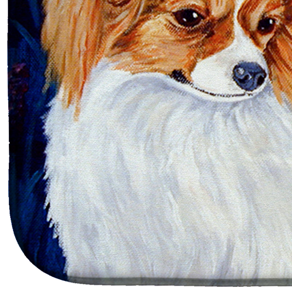 Papillon Dish Drying Mat Absorbent Dish Drying Mat Pad for Kitchen Counter Dish Drainer Mat for Countertop, 14 x 21", Multicolor