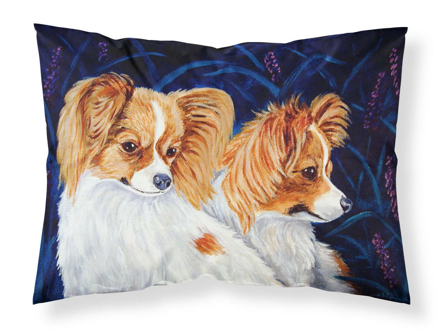 Papillon Standard Pillowcase Lightweight Super Soft Easy Care Decorative Artwork Pillowcase, Standard