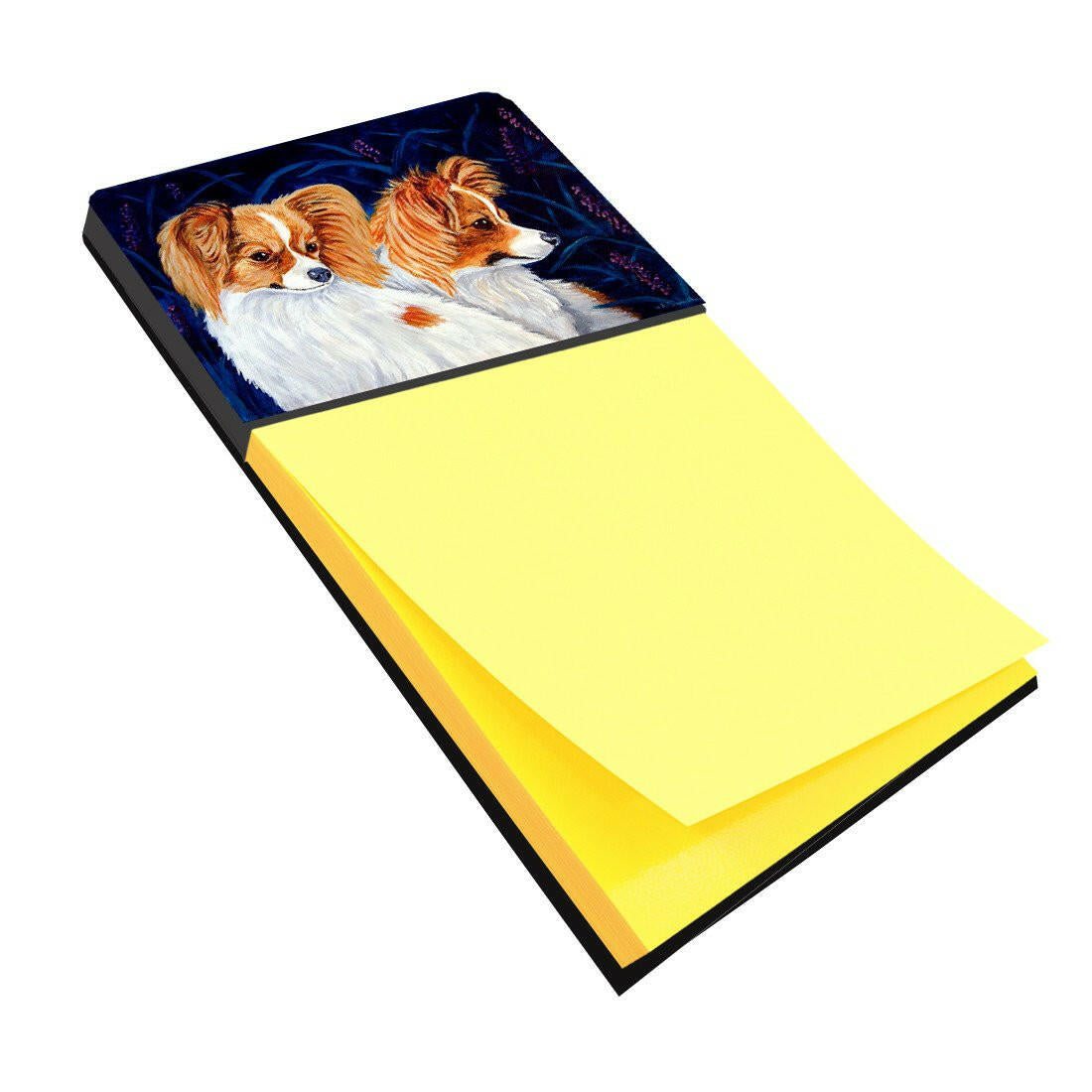 Papillon Watercolor Sticky Note Holder Refillable Dispenser Desk Accessory 3x3 Pad Gift