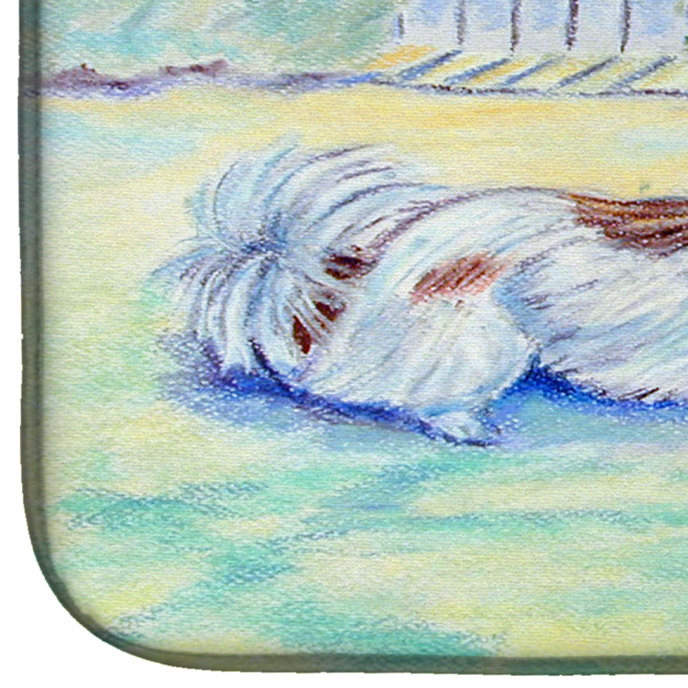 Papillon Dish Drying Mat Absorbent Dish Drying Mat Pad for Kitchen Counter Dish Drainer Mat for Countertop, 14 x 21", Multicolor