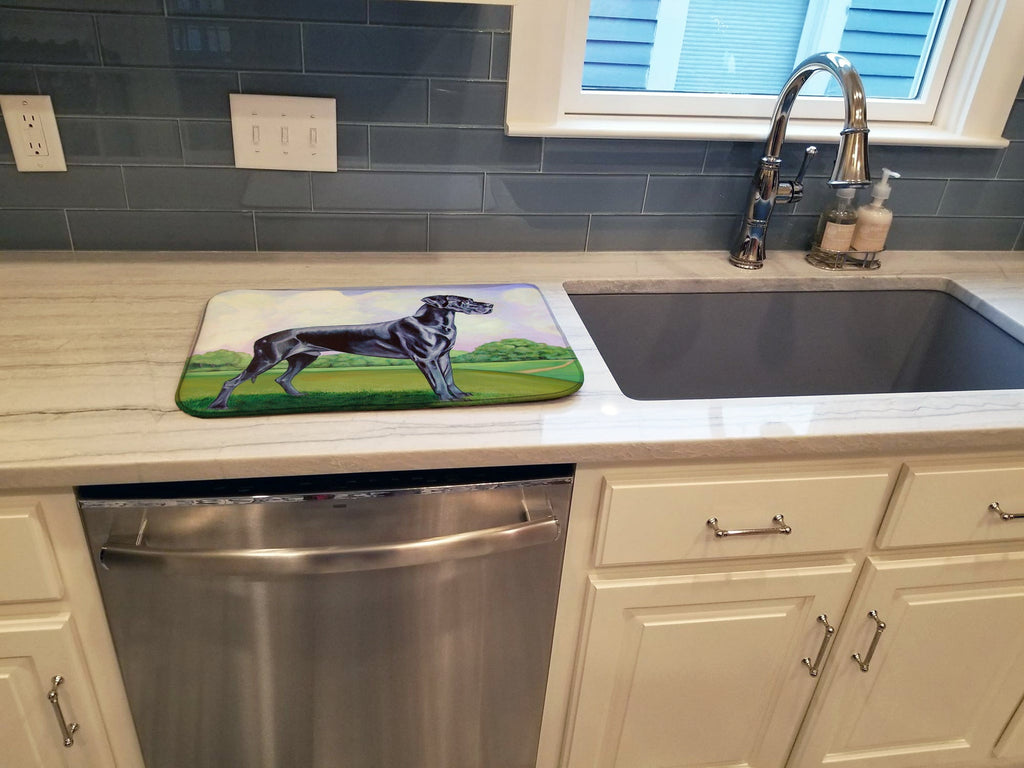 Great Dane Dish Drying Mat Absorbent Dish Drying Mat Pad for Kitchen Counter Dish Drainer Mat for Countertop, 14 x 21", Multicolor