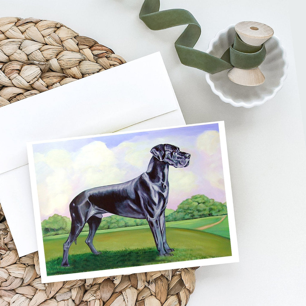 Great Dane Greeting Cards Pack of 8 Blank Cards with Envelopes Whimsical A7 Size 5x7