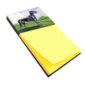 Great Dane Watercolor Sticky Note Holder Refillable Dispenser Desk Accessory 3x3 Pad Gift