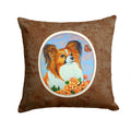 Papillon Decorative Throw Pillow 14x14 Indoor Outdoor Accent Cushion, Fabric Cover with Insert for Sofa, Bed, Porch & Living Room