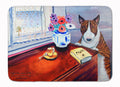 Bull Terrier Memory Foam Kitchen Mat Machine Washable Anti-Fatigue Cushion Comfort Bath or Kitchen Rug