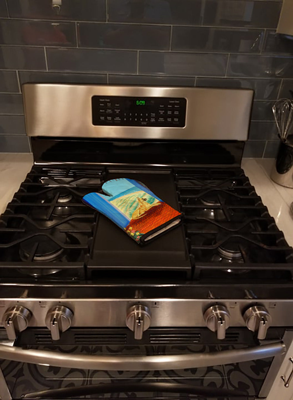 Great Dane Oven Mitt Heat Resistant Thick Oven Mitt for Hot Pans and Oven, Kitchen Mitt Protect Hands, Cooking Baking Glove