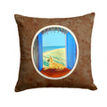 Great Dane Decorative Throw Pillow 14x14 Indoor Outdoor Accent Cushion, Fabric Cover with Insert for Sofa, Bed, Porch & Living Room