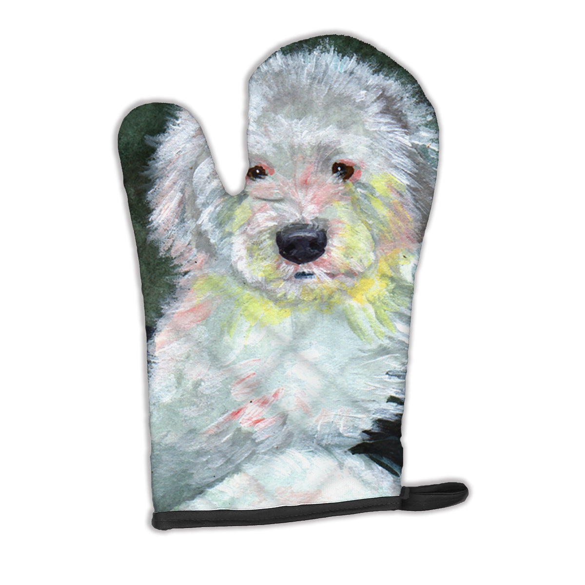 Old English Sheepdog Oven Mitt Heat Resistant Thick Oven Mitt for Hot Pans and Oven, Kitchen Mitt Protect Hands, Cooking Baking Glove