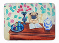 Pug Memory Foam Kitchen Mat Machine Washable Anti-Fatigue Cushion Comfort Bath or Kitchen Rug