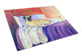 Great Dane Cutting Board Tempered Glass Kitchen Cutting Surface, Heat Resistant Chopping, Non-Slip Feet, Food Prep & Serving