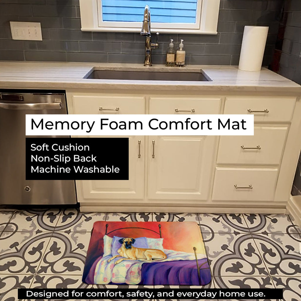 Great Dane Memory Foam Kitchen Mat Machine Washable Anti-Fatigue Cushion Comfort Bath or Kitchen Rug