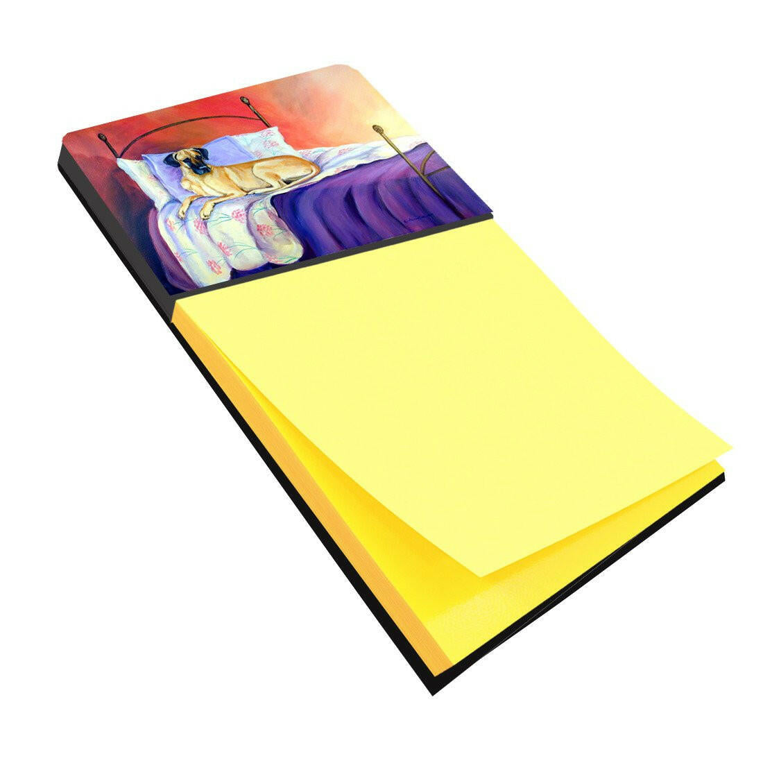 Great Dane Watercolor Sticky Note Holder Refillable Dispenser Desk Accessory 3x3 Pad Gift