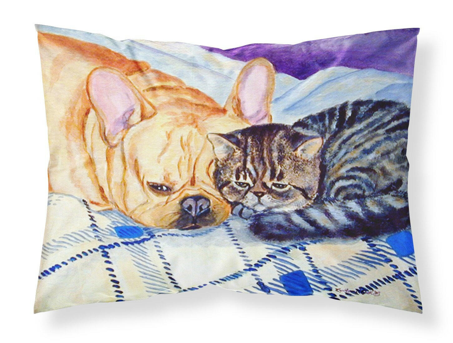 Cat Standard Pillowcase Lightweight Super Soft Easy Care Decorative Artwork Pillowcase, Standard
